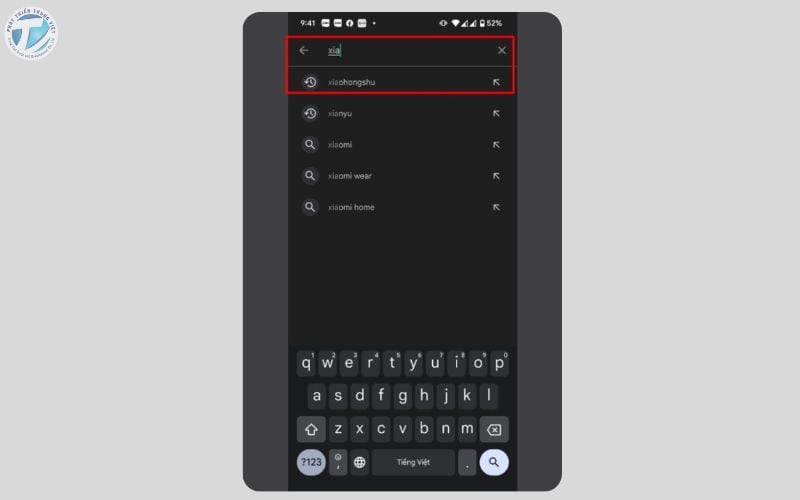 Tải Xiaohongshu trên Android bước 2